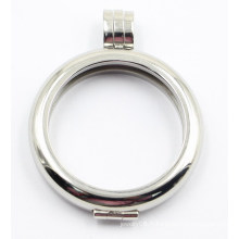28mm Rd pendentif en acier inoxydable pour collier bijoux